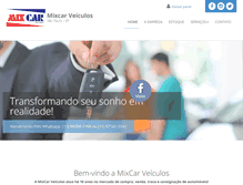 Tablet Screenshot of mixcarveiculos.com.br
